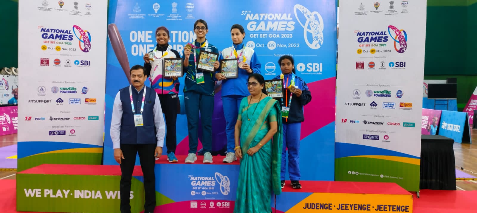Delhi team emerges victorious at 37th national games 2023 in sqay